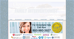 Desktop Screenshot of christianfamilyinterventionist.com